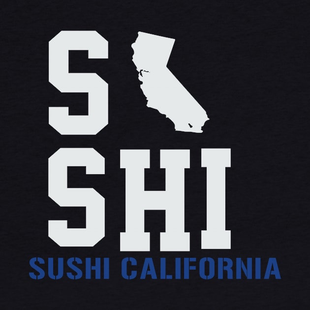 California Roll Sushi  , Map Of California by soufyane